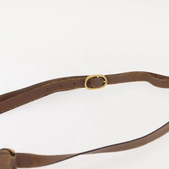 GUCCI GG Supreme Web Sherry Line Bag PVC Beige Gold - Picture 10 of 15